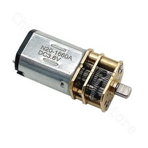 로봇감속기 DIY용 메탈 기어 모터 저속 마이크로 기어박스 감속기 N20 전기 DC 3.6V 230RPM, [01] DC3.6V 230RPM