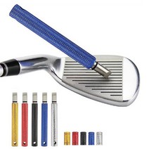 그루브샤프너 그루브재생기 일자형 골프클럽 청소기, 상품선택, jh ; 블루