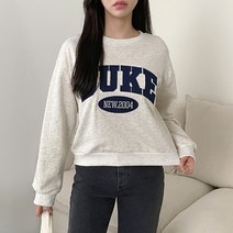 스타일태그 / 듀크 자수 크롭 맨투맨