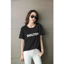 Gesang pure cotton short sleeve 여 루즈핏 학생 이니셜 프린트 반팔 141319