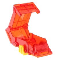 GHSHOP 매직 폴딩 변형 차고 자동차 운반 어린이 장난감, 설명, 플라스틱, 레드