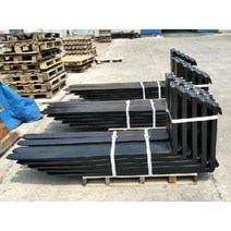 포크레인집게 지게발 연장 포크 지게차 굴삭기 지겟발 보조발 부품 덧발, 2-2.5톤 1.22m(120x40 훅 피치 410)