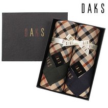 닥스 손수건 [갤러리아] [닥스] 기본체크 손수건 2매세트 (D) 선염4번