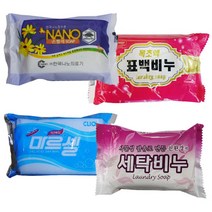 손빨래비누 마르셀 한국나노장수촌 세탁비누 친환경 식물성 팜유, A01-나노장수촌/목초액 세탁비누(랜덤발송)