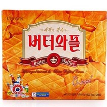 크라운 버터와플 와플과자 간식 316g, 2개