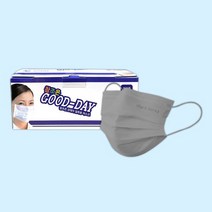 참조은 굿데이 일회용 마스크 50매입/부직포 국내생산, 그레이 50매