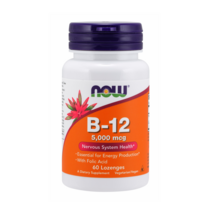 나우푸드 비타민 B-12 5000mcg 로젠지, 60개입, 1개