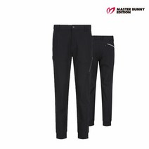 마스터바니에디션 골프 masterbunnyedition남성 아웃포켓 조거 팬츠 M411A1PF306_BK, 005, BK