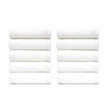 100%국내생산 타월톡톡 호텔수건 30수 160g, 화이트, 10개