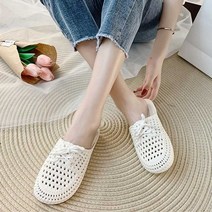 여름 여성 패션화 그물 블로퍼 샌들 놀이 예쁜 신발 철 슈즈 젤리 여자 휴가철패션 비치 간편외출
