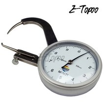 0 20mm 다이얼 두께 게이지 곡선 팁 0 10mm 중공 파이프 또는 원형 튜브 플랫, 0-10mmx0.05mm
