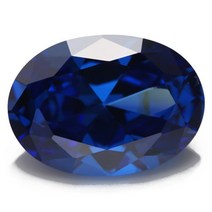 2.80 Cts 천연 보석 블루 사파이어 7x9mm 타원형 컷 스리랑카 VVS 원석