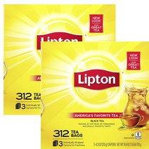 Lipton 립톤 America favorite Black Tea 아메리카 페이보리트 블랙 티 312티백 706g 2팩