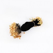 KP 옷핀실고리핀(골드핀+블랙끈) 약100개 택고리 택끈 상표끈