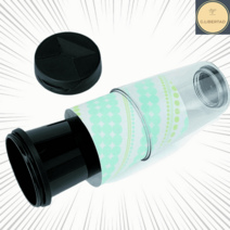 커스텀 텀블러 디자인 뚜껑 이중 단열 머그 250ml 나만의텀블러 꾸미기, Black 350ml