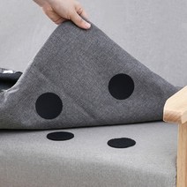 매트리스 밀림방지 방석 쇼파 고정 벨크로, 1-원형