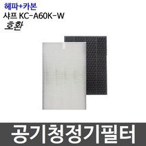 샤프 KC-A60K-W 공기청정기필터호환 1년세트