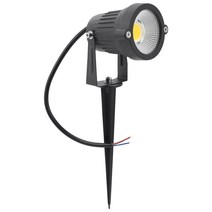 4pcs 조경 조명 5W LED 정원 조명 12V 경로 조명 실외 스포트라이트 코브 정원 안뜰 벽 야드를위한 슈퍼 밝은, 보여진 바와 같이, 하나