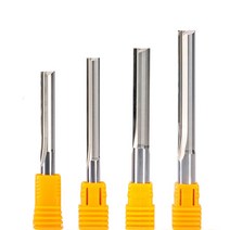 목재 밀링 커터 솔리드 카바이드 폼 MDF 합판 CNC 엔드밀 6mm 2개의 더블 플루트 슬롯 목공 비트 10개, 04 6x25