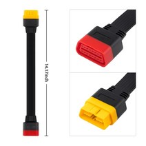 인포카 자동차 스캐너 진단기 자동차 진단기Thinkdiag Easydiag LinX431 V/V +/PRO/PRO 3 OBDII 코드 확장, 01 36cm