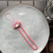 범쓰컴퍼니 캐릭터 손목 핸드폰 실리콘 휴대폰 스트랩 악세사리, 마이멜로디(s), 1개