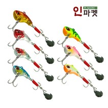 사이클론 메탈 스핀 바이브 지그 배스 쏘가리 농어, 사이클론메탈 20g PW
