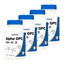 알파 GPC 캡슐 300mg 60캡슐 4병, 1개, 단품, 단품