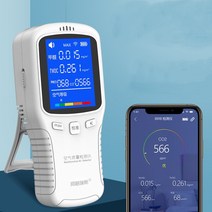 공기 질 측정기가정용 CO2 측정기 디지털 Co2 센서 테스터 이산화탄소 TVOC PM2.5 포름알데히드 가스 검출, 한개옵션1