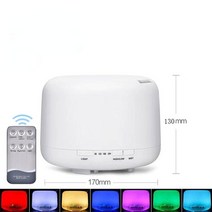 무드등 가습기 usb 아로마 비염 가습기 블루투스 스피커 500ml 전기 에센셜 오일, 블루투스 없음, 유럽 ​​연합