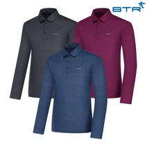 비티알남자 골프 75%긴팔 얇은기모 카라 티셔츠 BRT0472M 카라와 앞마이의 배색포인트와 투톤멜란지 원단사용 출퇴근 일상복으로 활용성이좋은티셔츠 20 000원
