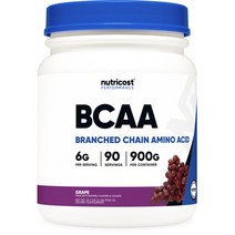 뉴트리코스트 BCAA 포도 맛, 900g, 1개