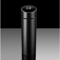LED 온도표시 스마트 보온 보냉병 500ml 블랙
