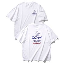 PERSTEP 캐리보드 반팔 흰색 SMST4491 Carry Board T-셔츠 화이트