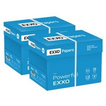 엑소(EXXO) A4 복사용지(A4용지) 75g 2BOX(4000매), 단품