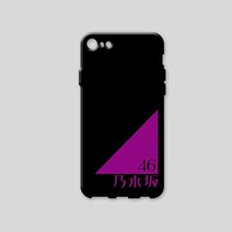 iPhone 스마트폰 소프트 TPU 커버 케이스 《노기자카46》 로고 (iPhone87 레더풍)