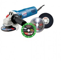 보쉬 속도조절 핸드 앵글 그라인더 gws750-100hts 케이원멀티날 홈툴스멀티날 절단석증정, 상세페이지 참조