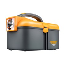 휴대용공구함 공구대 작업대 정리함Storage Tray Outdoor Fishing Repair With LED Light Portable Home Or