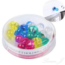 리시안제이 강력 자석 홀더 15MM 10P 포토마그네틱 사진자석, 노랑