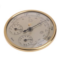 3 In 1 Wall Mounted Household Barometer Thermometer Hygrometer Weather Station Hanging Pressure hPa, 한개옵션0