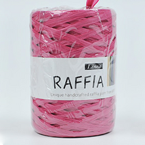 리네아 라피아 뜨개실 40g x 4p, 441 라즈베리스무디, 4개