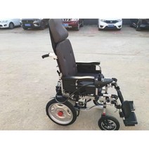 노인 전동휠체어 장애인 보장구 전동차 케어라인 접이식 어르신 보행기, 퍼플