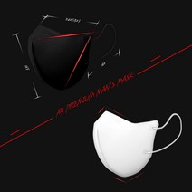 [A3마스크] 2023 NEW 국내최초 남성용 프리미엄 마스크 출시 블랙&화이트 100매 (국산/10매덤증정/무료배송), L/대형/홀쭉이, 화이트 프리미엄 100매