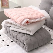 [천연꼰사 인견 누빔지] 무지3color 90332, 핑크