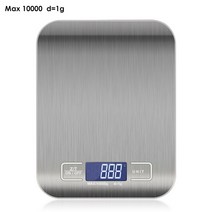 인바디체중계 전자 주방 스케일 LCD 측정 도구 스테인레스 스틸 디지털 저울 음식 다이어트, 2.10kgx1g