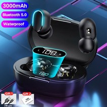 블루투스 이어폰 헤드폰 헤드셋 TWS 스포츠 방수 마이크 장착 51 3000mAh 충전 박스 9D 스테레오 AliExpress, 07 3000mAh4, 3000mAh4