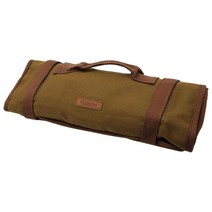 GHSHOP 텐트 스테이크 백 텐트 페그 파우치 다기능 옥스포드 천 헤비 듀티, 60x38cm, 옥스포드 패브릭, 갈색
