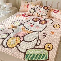 여름 냉감패드 여름패드 여름이불 패드, ZS부자토끼【시트+베개커버】
