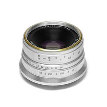 7Artisans 25mm F1.8 수동렌즈 APS-C 후지 FX 용 실버