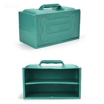 2단 중국집 배달용 배달통 철가방 46x25x25cm 녹색, 솔이 본상품선택