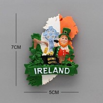 냉장고 스티커 세계 관광 기념품 캐나다 밴쿠버, Ireland man